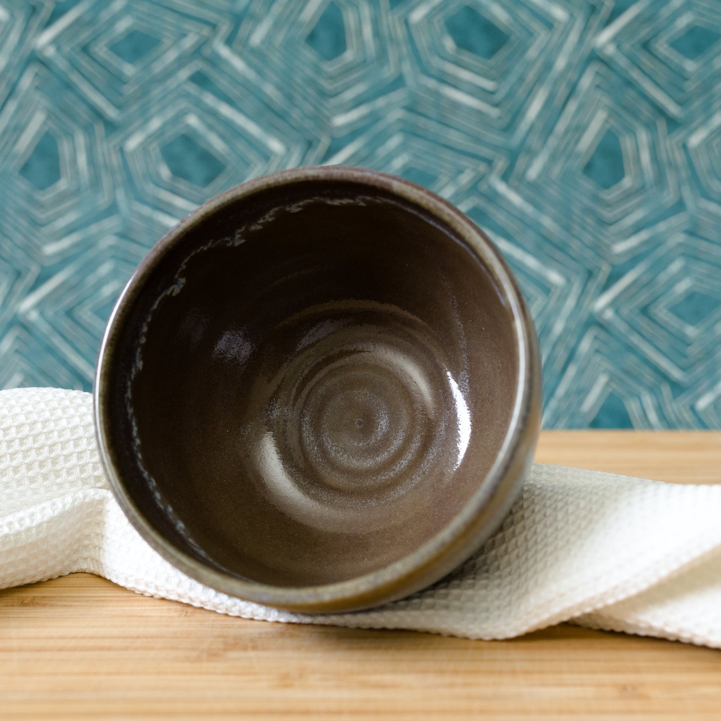 Tiny brown bowl (#38)