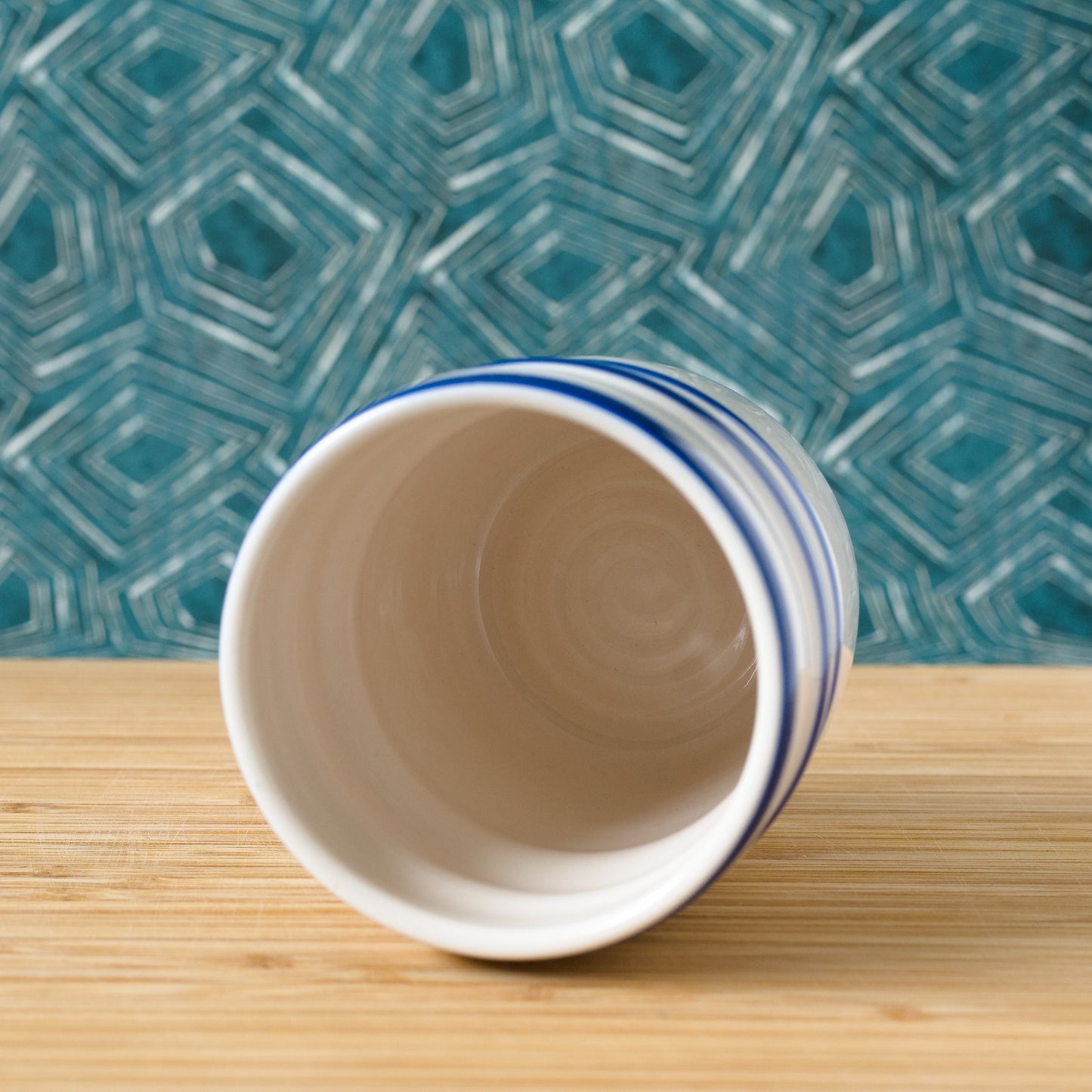 Retro blue tumbler (#51)