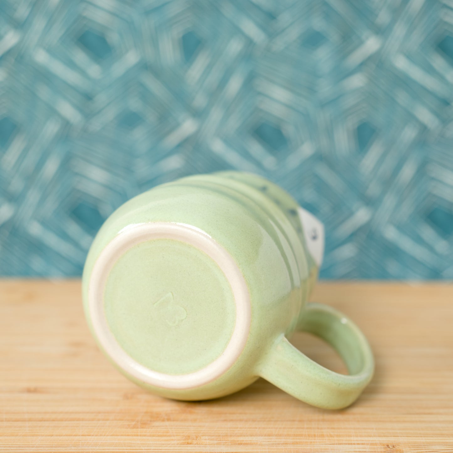 Green swirly mug (#9)