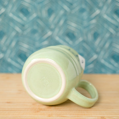 Green swirly mug (#9)