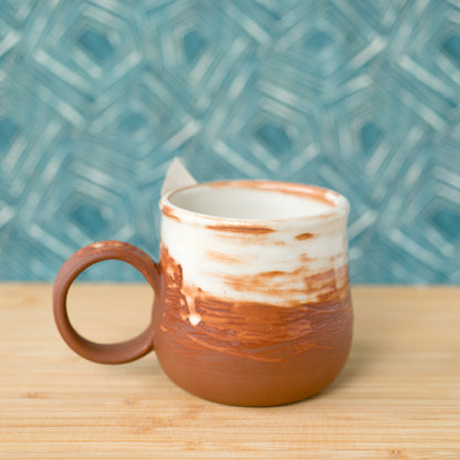 Rustic white cup (#10)